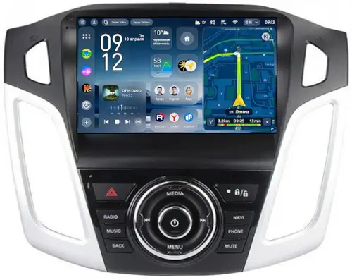 Магнитола для Ford Focus 3 2011-2019 (рамка тип 2) - Teyes CC4-PRO монитор 9.5" 2K QLED на Android 13, Быстрейшая, Snapdragon 778G, ИИ, CarPlay, DSP, 4G SIM-слот
