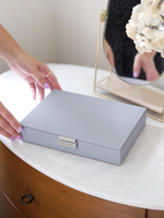 Органайзер для украшений Stackers Classic Jewellery Box Lid - Taupe Woven (Sage Green / светло-зеленый / Sage Green)