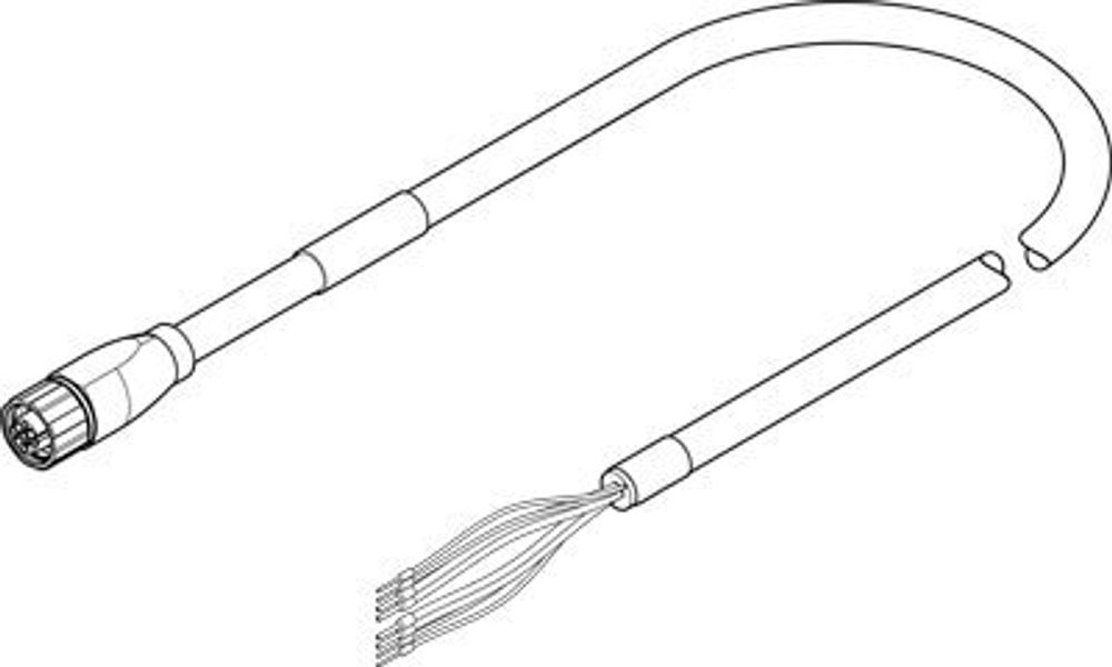 NEBM-M16G8-E-10-Q7-LE8-1 Кабель электродвигателя