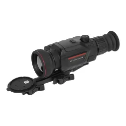 Прицел тепловизионный EATECH SR650 (Guide TR650) x2.8-22.4, 640x480, D50 - вид спереди-сбоку с откинутой крышкой объектива