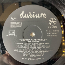 Винтажная виниловая пластинка LP Fausto Papetti Фаусто Папетти Sax 24 Raccolta (Италия 1977)