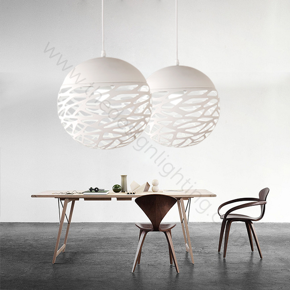 Pendant design lamp Kelly Cluster by Studio Italia Design (White/sphere)