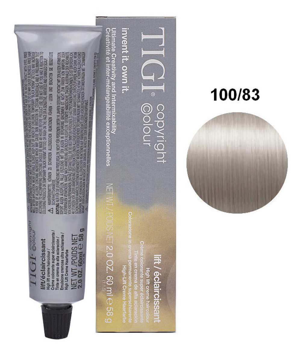 Tigi Copyright Colour Lift 100/83 - Платиновый пепельно-золотистый
