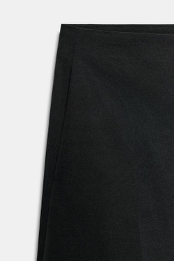ZARA ШИРОКИЕ БРЮКИ — ZW COLLECTION, ЧЕРНЫЙ