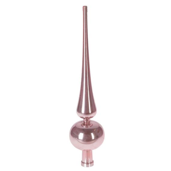 Верхушка на елку "Розовая Жемчужина", L 5,5 W 5,5 H 25 см