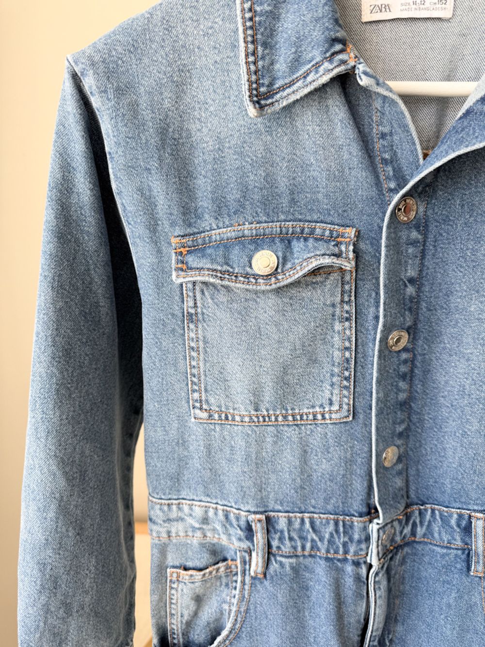 Джинсовый комбинезон Zara, 152