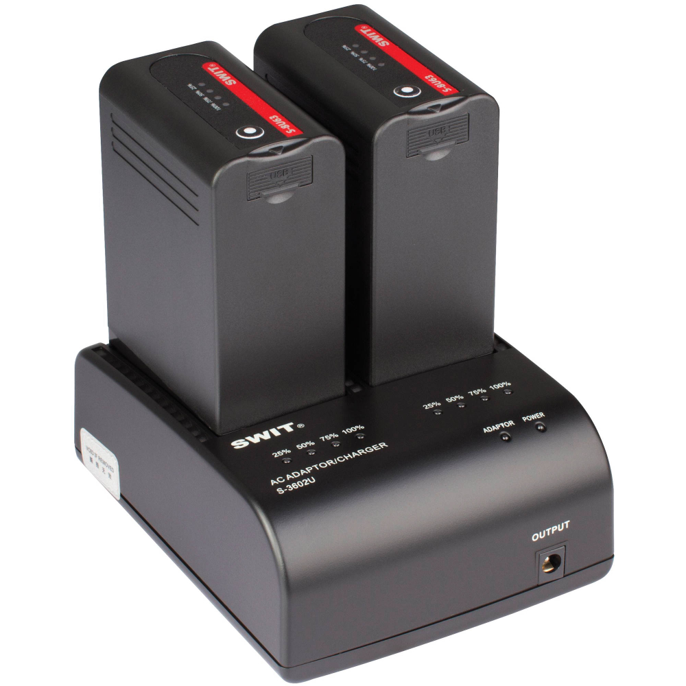 Зарядное устройство SWIT S-3602U 2-канальное для аккумуляторов Sony BP-U