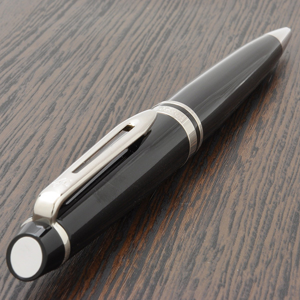 Шариковая ручка Waterman Expert 3, цвет: Black CT, стержень: Mblu