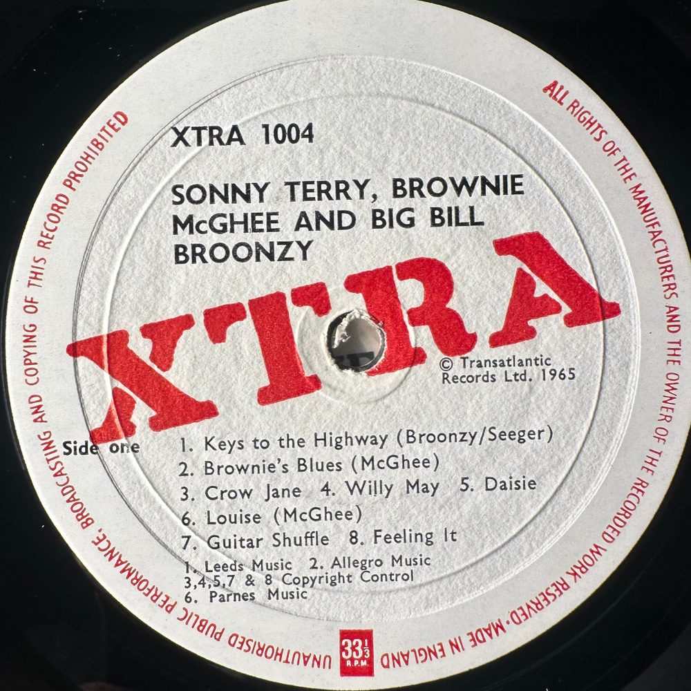 Bill Broonzy, Sonny Terry, Brownie McGhee (Англия 1965г.)
