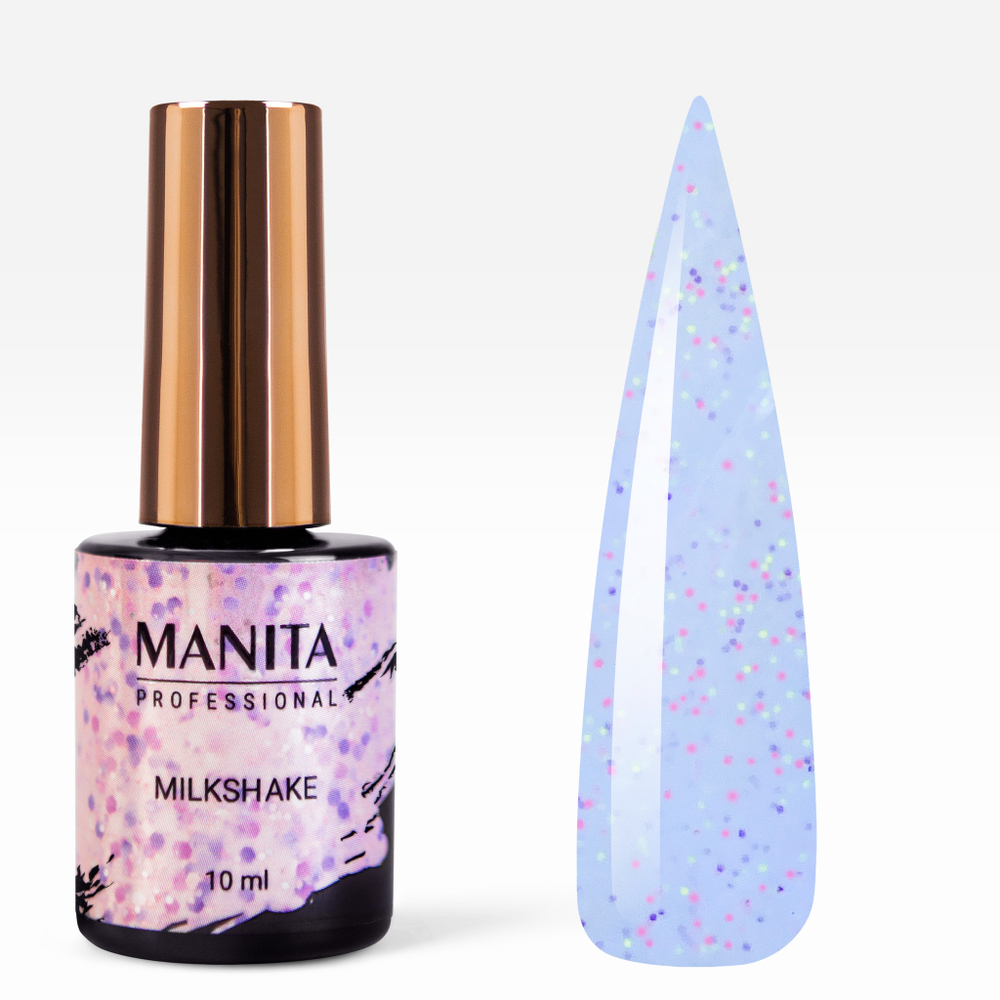 Manita Professional Milkshake Гель-лак с цветными вкраплениями 11, 10мл
