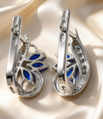 Ювелирные серьги из серебра 925 пробы