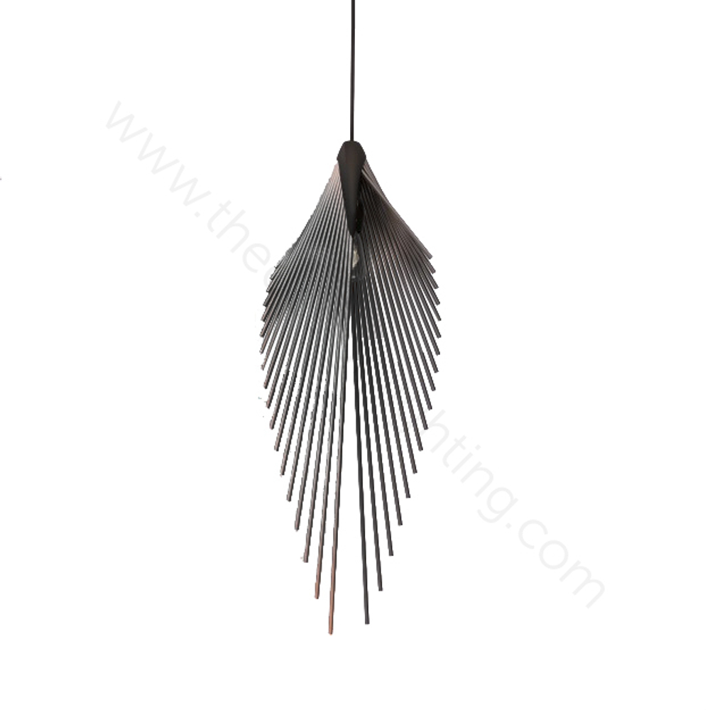 Pendant design lamp  Leaf by Loomiosa (Black)