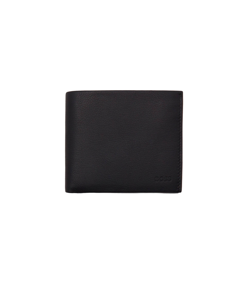 Кожаный кошелек ARGON 8CC BOSS BLACK - черный(50504243)