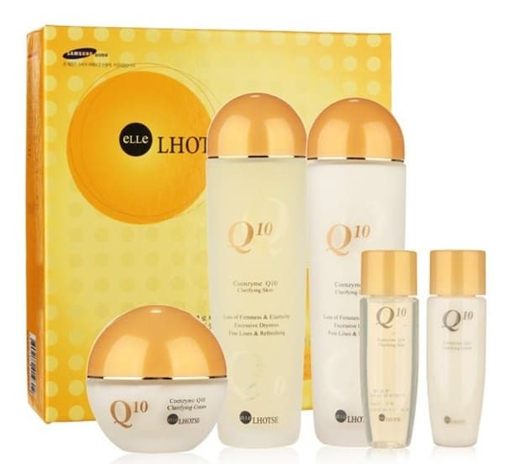 Набор для ухода за лицом Bergamo Elle Lhotse Coenzyme Q10 3 Set с коэнзимом (тоник, лосьон, крем)