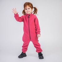 Комбинезон флисовый "Клюква"