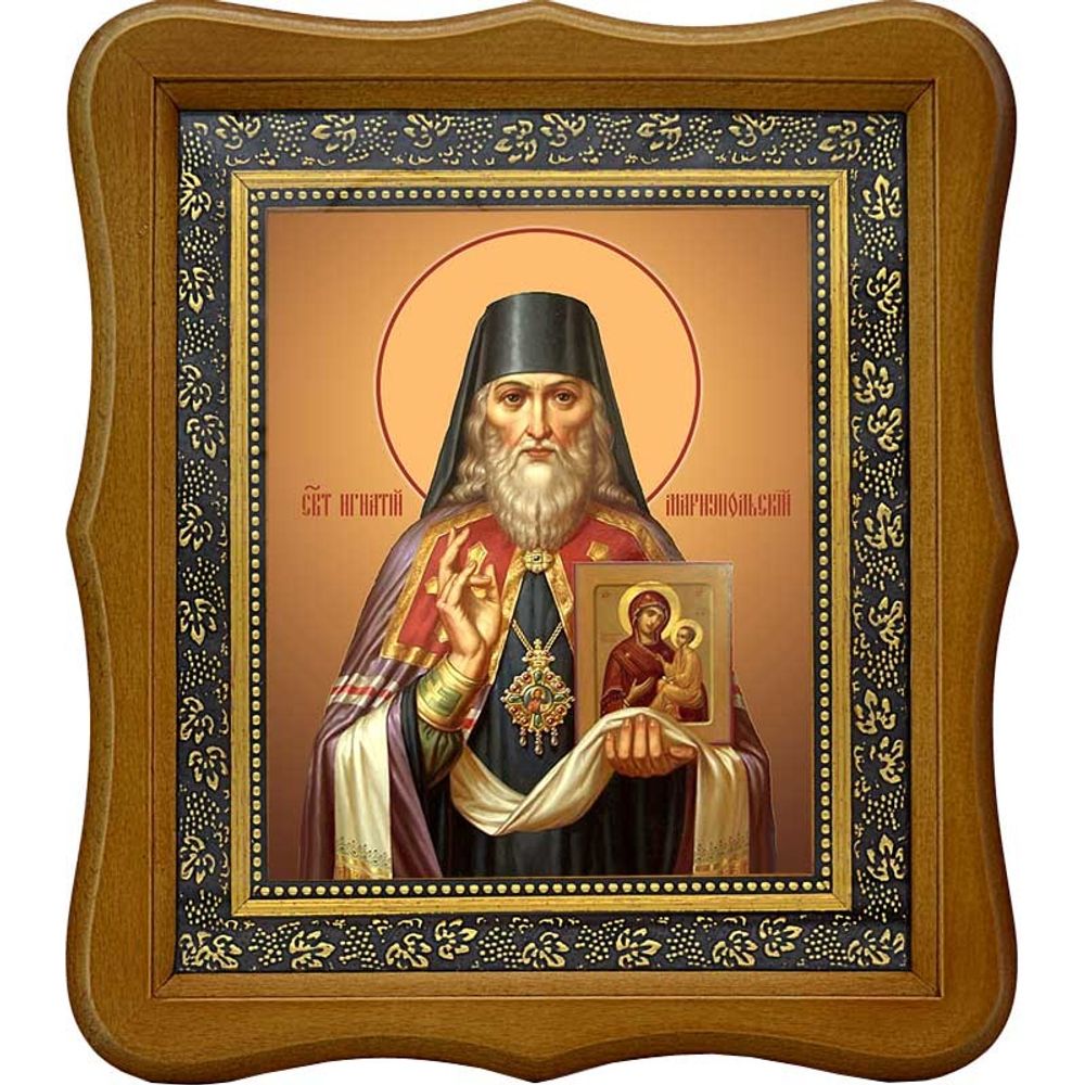 Игнатий, митрополит Мариупольский, Святитель. Икона на холсте.