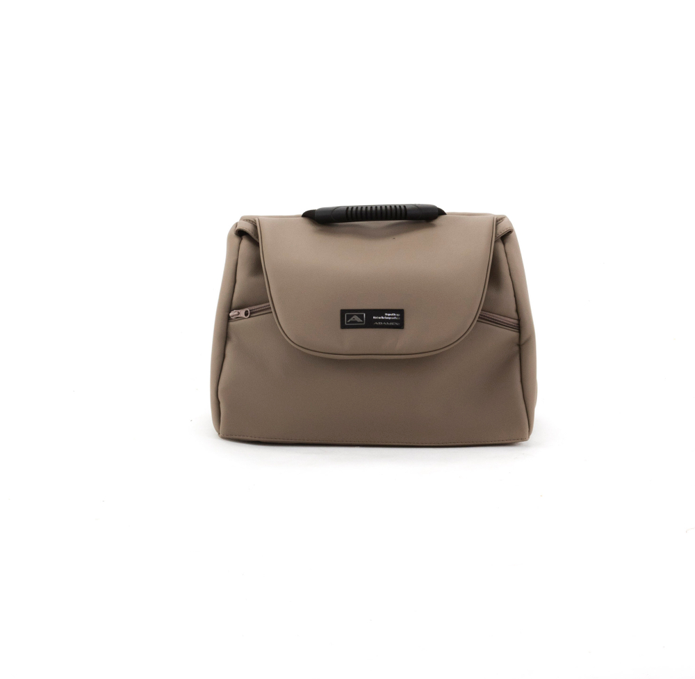 Детская универсальная коляска Adamex NOLA Natura CAPPUCCINO-4 (2в1) - Т.Бежевая ткань, Т. бежевая экокожи