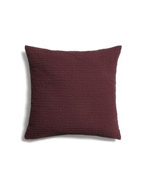 Чехол для подушки Tarilo из хлопка бордового цвета плиссированный, 50 x 50 см