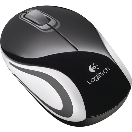 Мышь Logitech Wireless Mini Mouse M187, Black