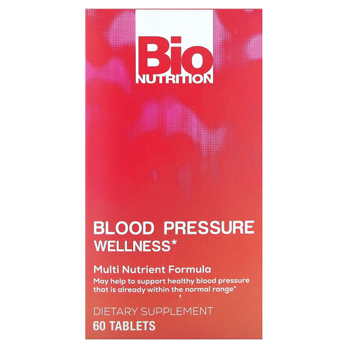 Bio Nutrition, Здоровье кровяного давления, 60 таблеток