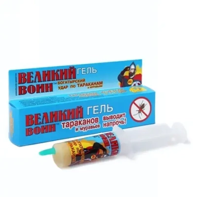 Гель от тараканов и муравьев «Великий войн» 45 г (шприц)