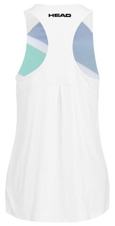 Футболка для девочки теннисная Head Agility Tank Top G - print perf/nile green