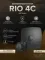 Вентилятор накладной RIO D100 обр.клапан черный матовый DICITI