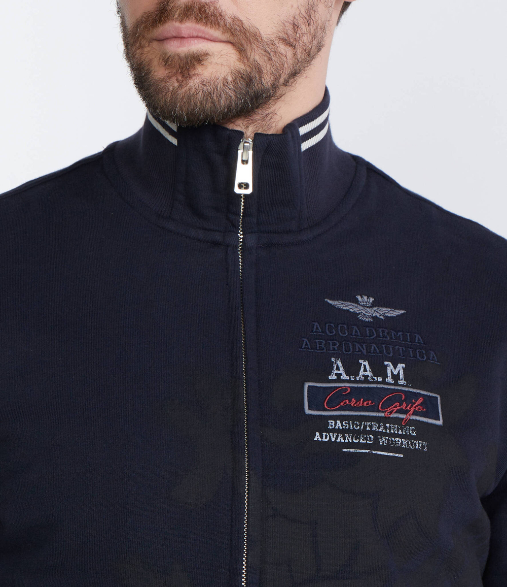 Худи Aeronautica Militare - темно-синий(TF050F511)