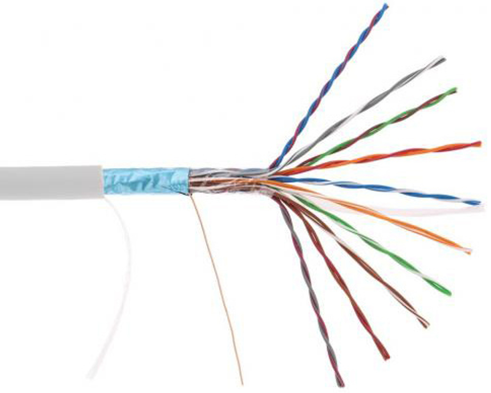 Кабель витая пара F/UTP 5e кат. 10 пар Netlan EC-UF010-5-PVC-GY-3