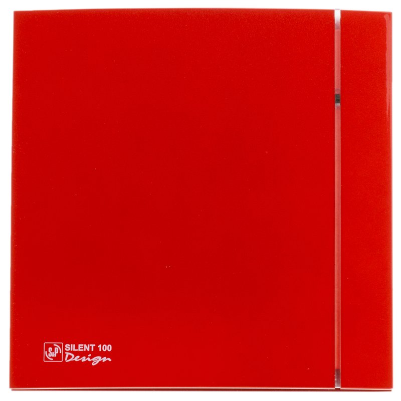 Накладной вентилятор Soler Palau SILENT-100 CZ RED DESIGN 4C