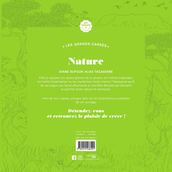 Hachette/ раскраска по номерам/ Les carrés d'Art-thérapie Nature