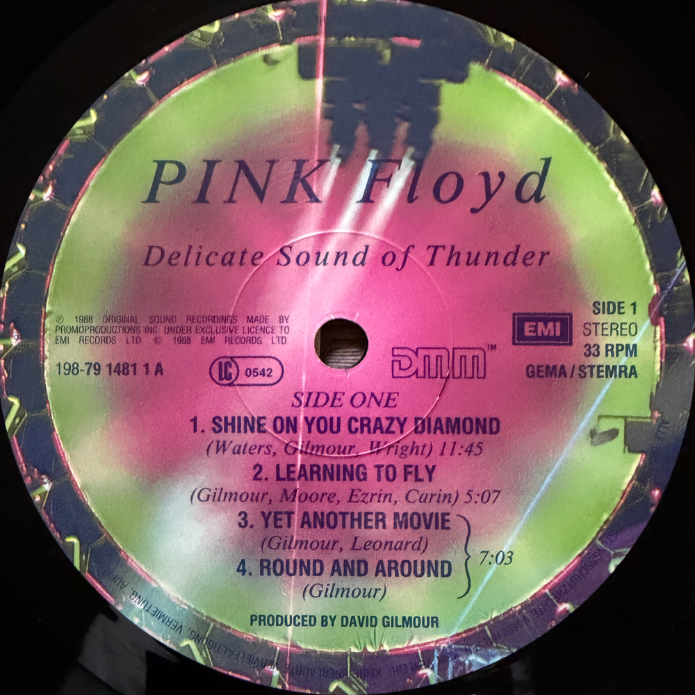 Pink Floyd - Delicate Sound Of Thunder 2LP (Европа 1988г.)