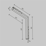 Магнитный трековый светильник Maytoni Basis TR102-24W-DS-W
