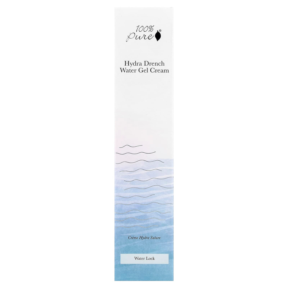 100% PURE, Hydra Drench, водный гель-крем, 40 мл (1,4 жидк. унции)