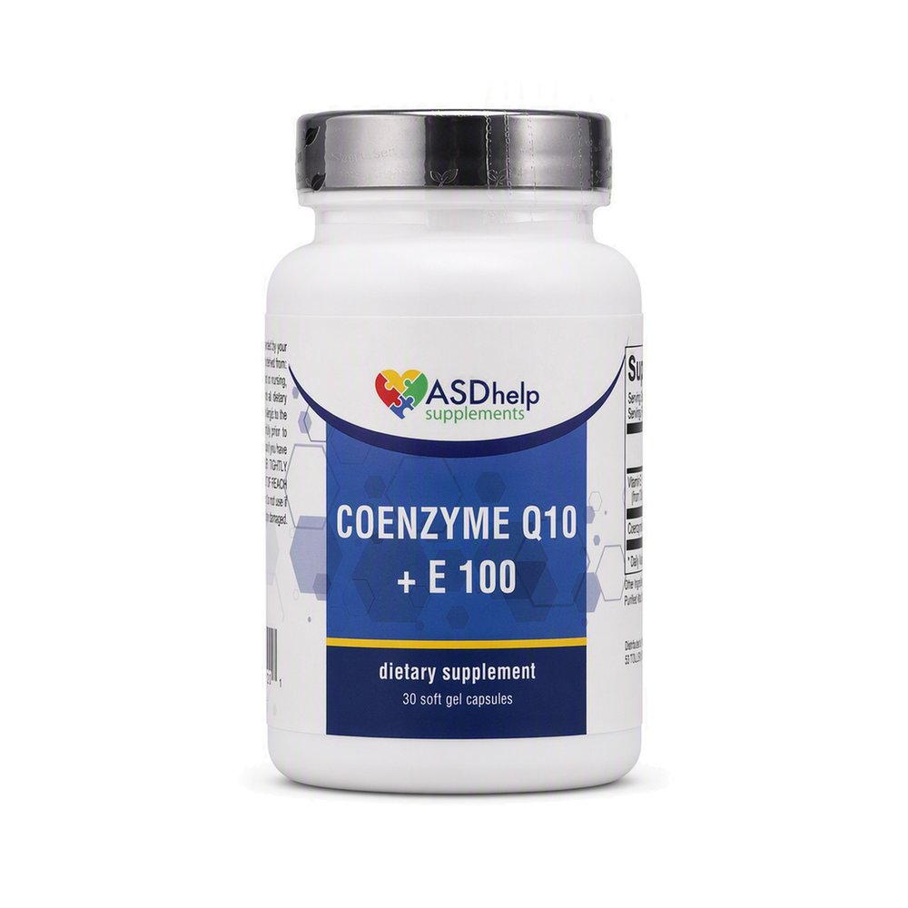 Coenzyme Q10 + E 100 30 soft gels Ubiquinone CoQ 10