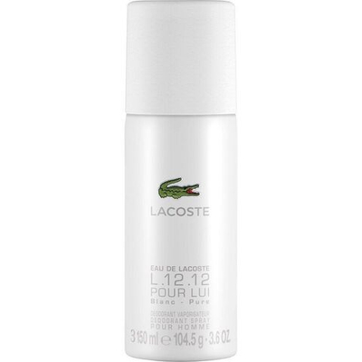 Lacoste L.12.12 Blanc Дезодорант-спрей парфюмированный мужской 150 мл (из Финляндии)