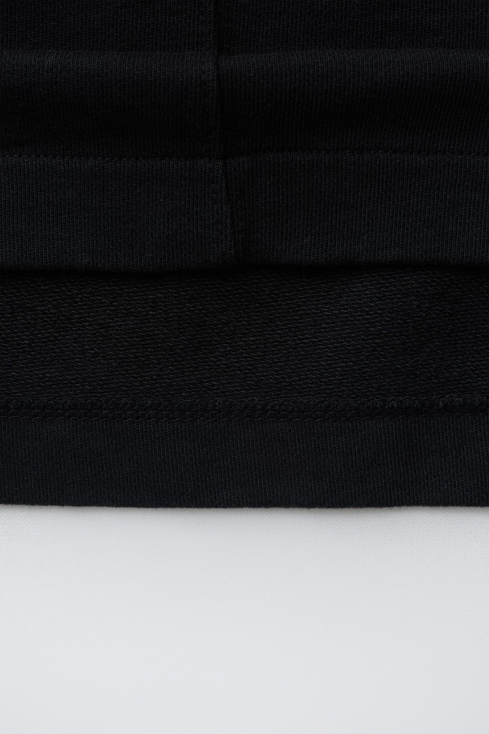ZARA ФУТБОЛКА GARMENT DYE, ЧЕРНЫЙ