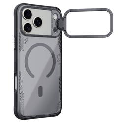Чехол прозрачный черного цвета с MagSafe на iPhone 17 Pro и 18 Pro, серия Iceblade Prop Magnetic (версия с прозрачной крышкой объектива) от Nillkin