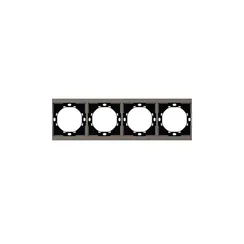 Рамка на 4 поста KRANZ Sete Графит KR-79-0754-3