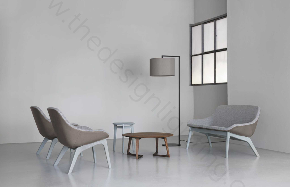 Floor design lamp  Read Noon by Zeitraum (Black)