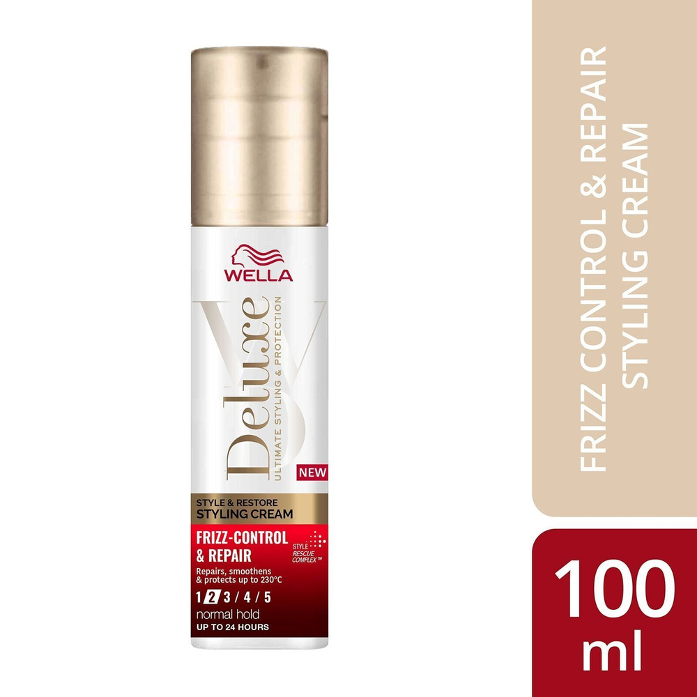 Крем для укладки, восстановления и разглаживания поврежденных волос DELUXE FRIZZ CONTROL & REPAIR (Германия)