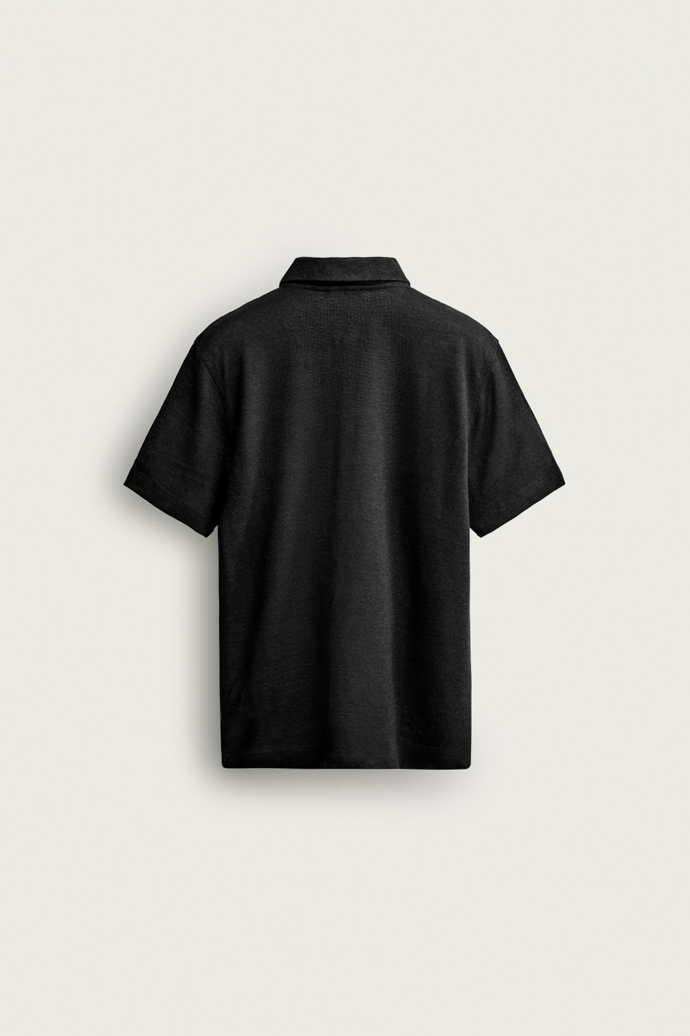 ПОЛО REGULAR FIT ИЗ КОНОПЛИ И ВИСКОЗЫ — ZARA