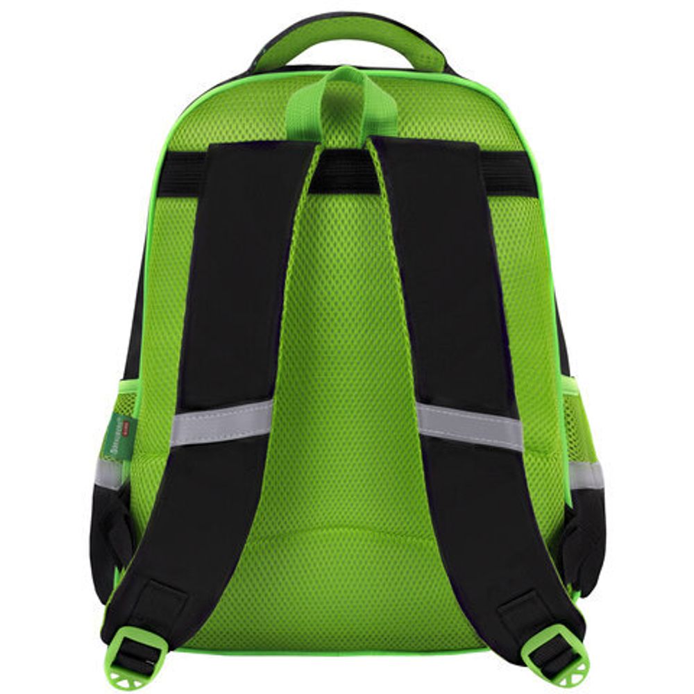 Рюкзак BRAUBERG KIDS FLOSSY, 2 отделения, 3 кармана, "Galaxy Dino", 3D-панель, 40х28х18 см, 273182