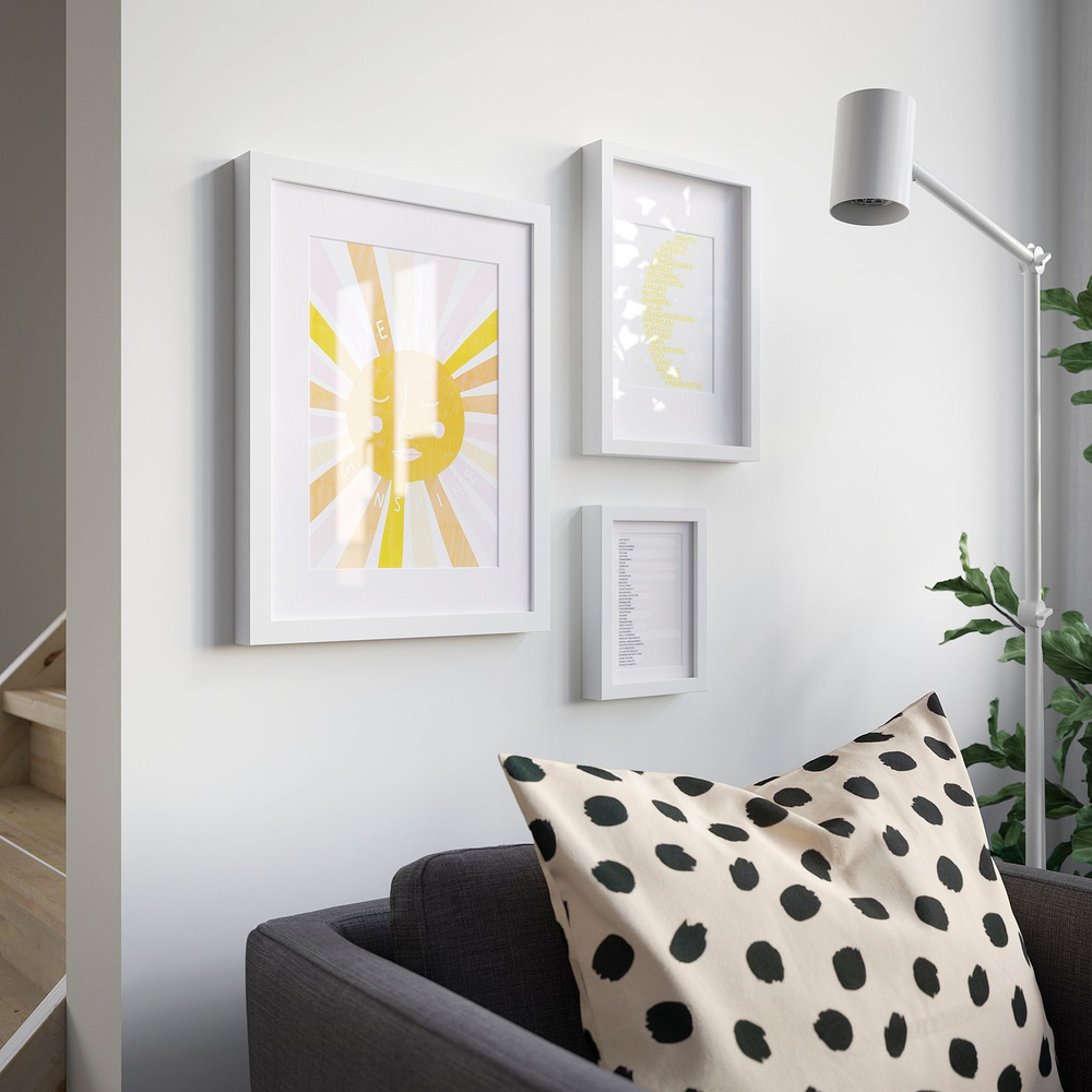 IKEA RÖDALM  (ИКЕА РЁДАЛМ)  -  Рамка - белый 13x18 см