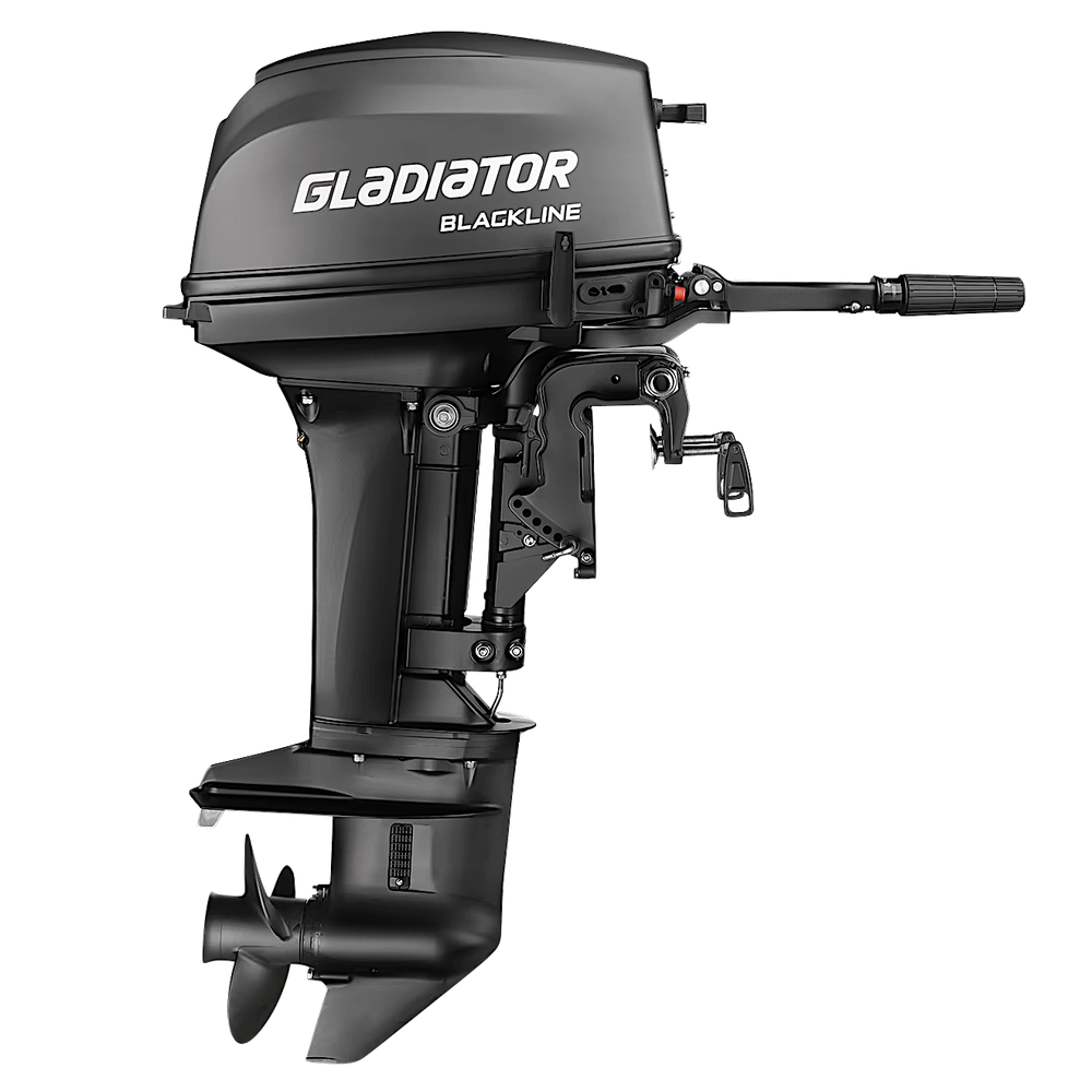 Лодочный мотор Gladiator G9.9Pro FHS (20л.с.) BlackLine