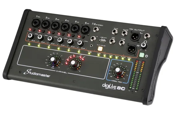 Studiomaster DIGILIVE 8CH Цифровой мини микшерный пульт