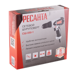 Сетевой шуруповерт Ресанта СШ-550-1