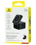 Беспроводная зарядная станция Baseus MagPro 2-in-1 Magnetic Charger 25W черный  P10264100123-01