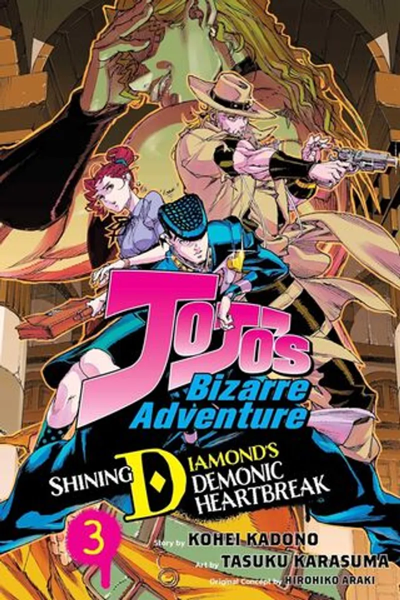 Манга JoJo's Bizarre Adventure: Shining Diamond's Demonic Heartbreak Vol. 3 (На Английском языке)