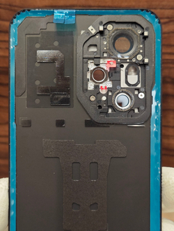 Задняя крышка ОPИГИHAЛ для Honor 400 Pro (DNP-NX9) - задняя стеклянная панель. Цвет: Чёрный / Black